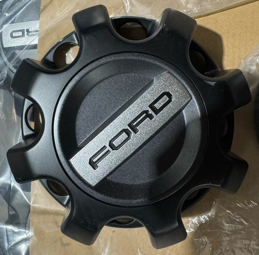 8 3/8" Ford F-250, F-350 SRW OEM MATTE BLACK Center Cap LC3Z1130GCA single