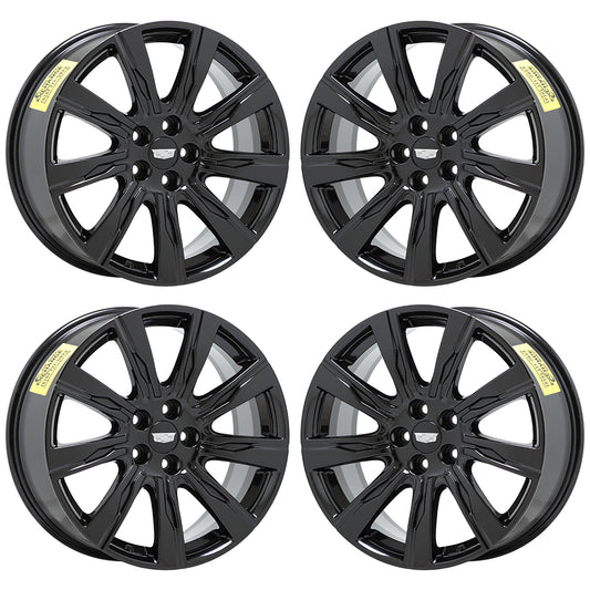 20" Cadillac XT4 Gloss Black wheels rims Factory OEM set 4826