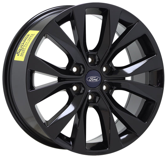 20" Ford F150 Truck Gloss Black wheel rim Factory OEM single 10003