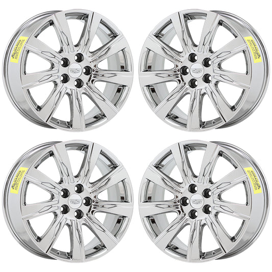 20" Cadillac XT4 Bright Chrome wheels rims Factory OEM set 4826