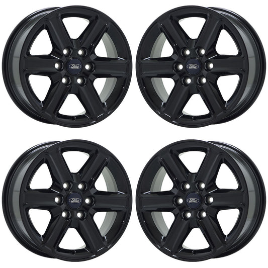18" Ford F150 Truck Gloss Black wheels rims Factory OEM set 4 10613 EXCHANGE