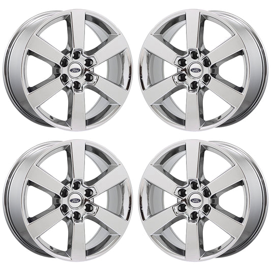 20" Ford F150 Bright Chrome wheels rims Factory OEM set 10005 EXCHANGE