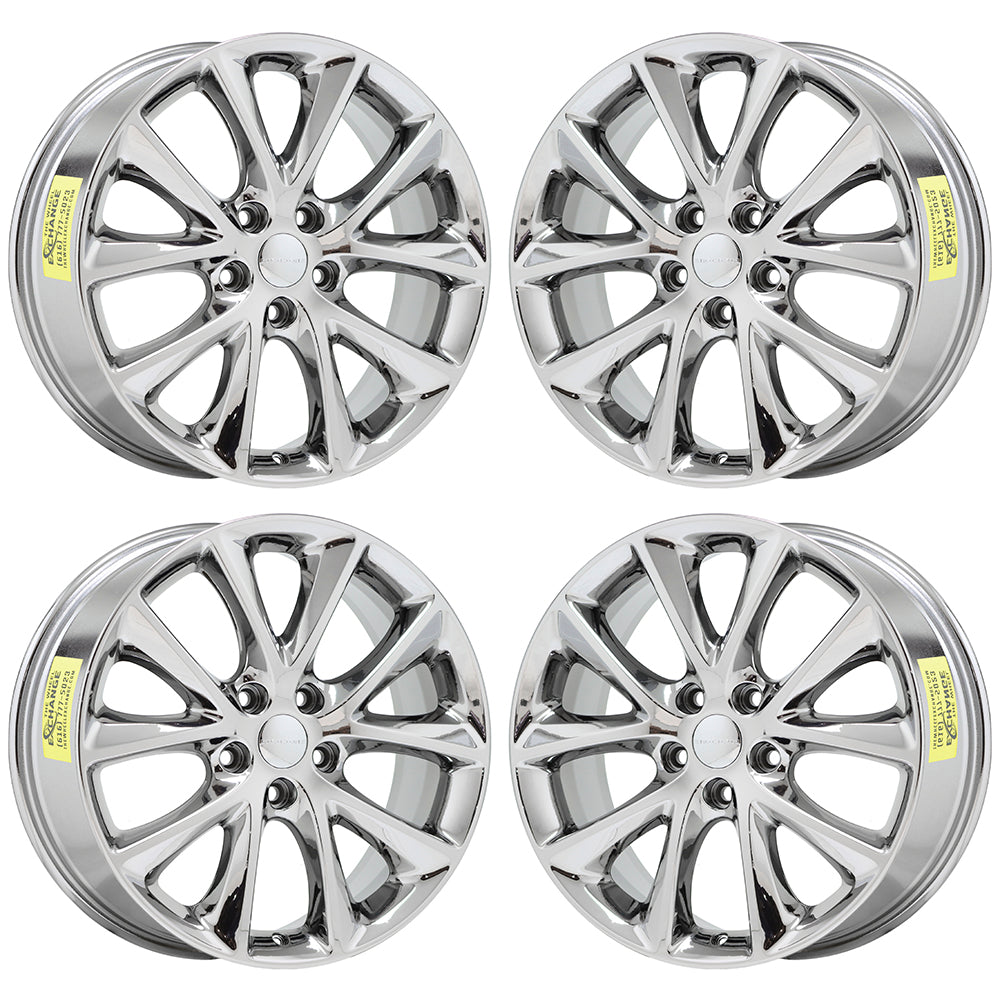 20" Dodge Durango Chrome wheels rims Factory OEM set 4 2496