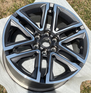 18" Chevrolet Colorado Canyon Satin Black wheels rims OEM set 5869 5966