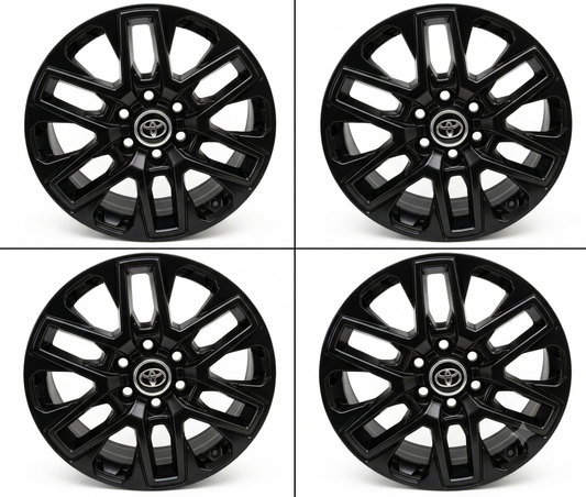 20" Toyota Sequoia Tundra Gloss Black wheels rims Factory SET OEM 75276 EXCHANG