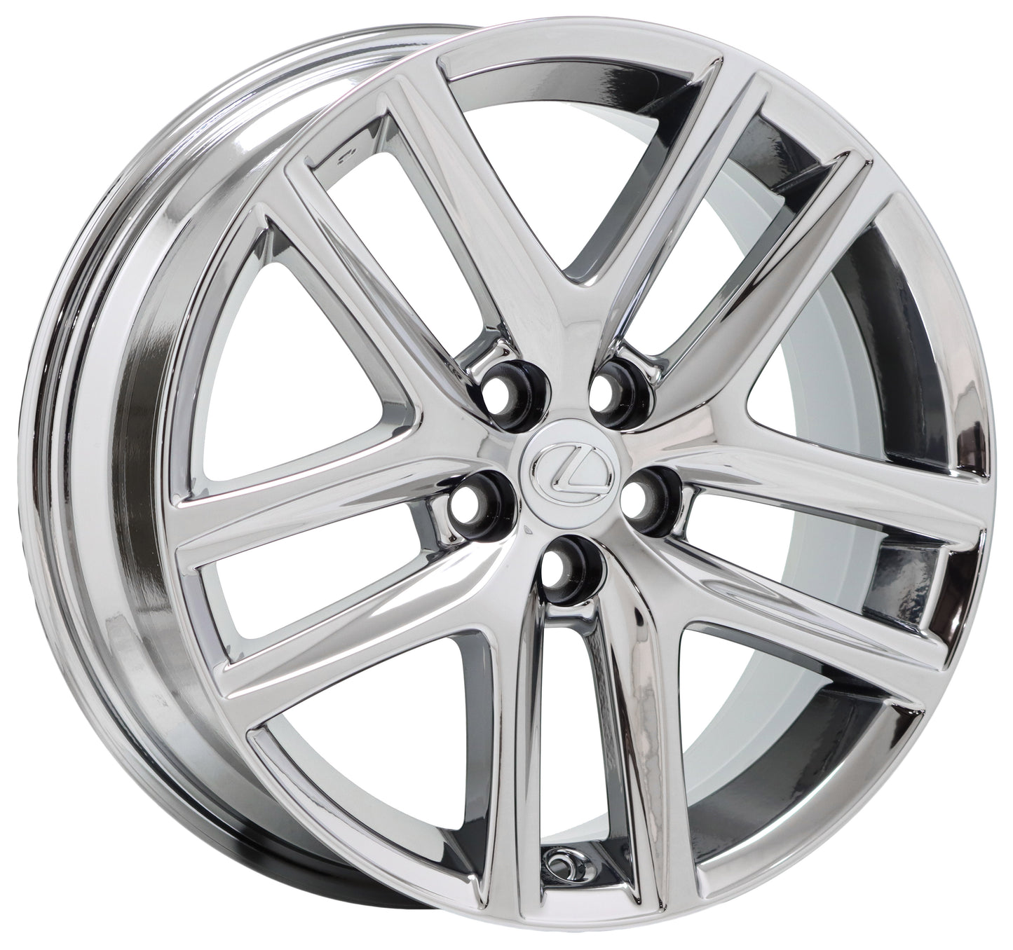 17" Lexus CT200 Bright Chrome Wheels Factory OEM set 4 74298 EXCHANGE