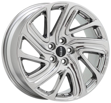 19" Lincoln Aviator Bright Chrome wheels rims Factory OEM set 10187