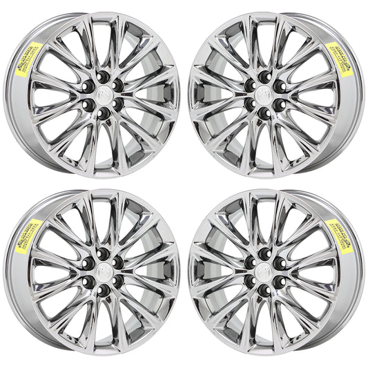 20" Buick Enclave GMC Acadia Bright Chrome wheels rims Factory OEM set 5852