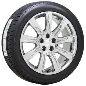 20" Cadillac XT4 PVD Chrome wheels rims tires Factory OEM set 4826