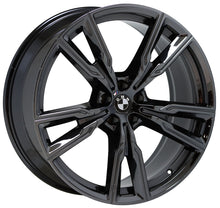 Load image into Gallery viewer, EXCHANGE 22&quot; BMW X5 X6 series PVD Black Chrome wheels rims OEM set 86470 86473
