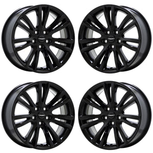 18" Chrysler 300 RWD Black wheels rims Factory OEM set 2536