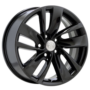 18" Buick Regal PVD Black Chrome wheels rims Factory OEM set 4119