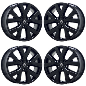18" Nissan Murano Black wheels rims Factory OEM set 62745