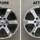Ford F-Series Bright Chrome PVD OEM wheel refinished by The Wheel Exchange.