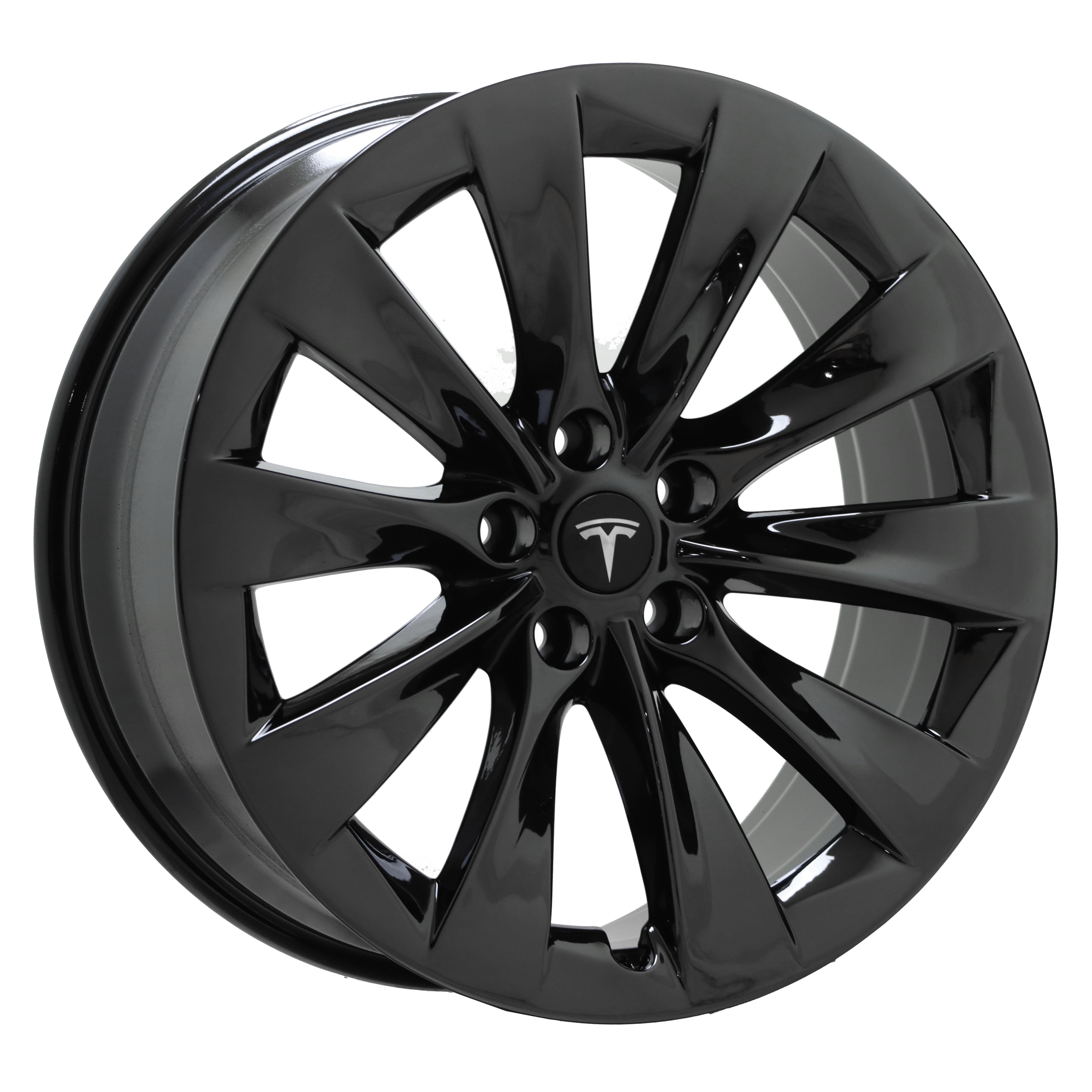 Tesla Premium Factory OEM Wheels Rims Stock Replacement Chrome Black ...