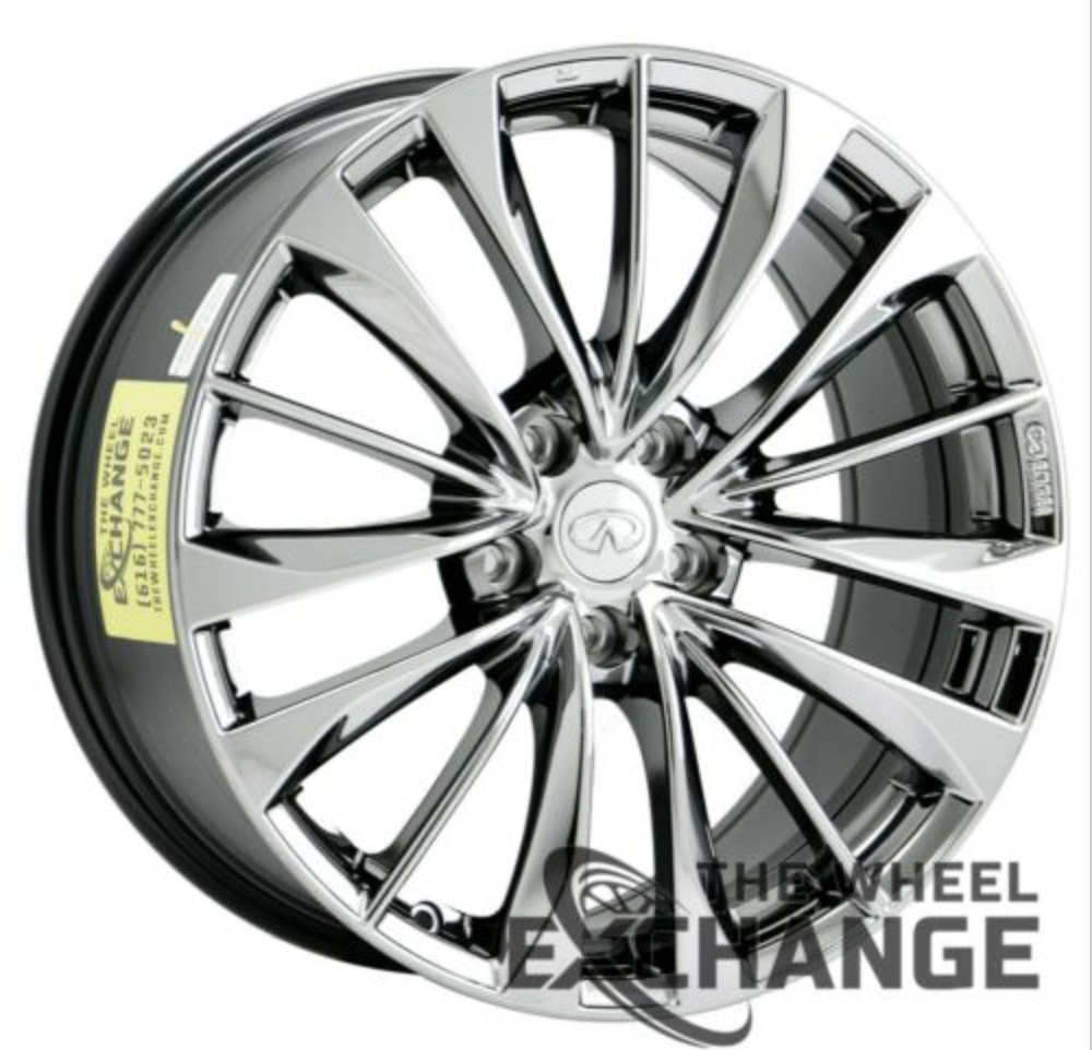 Infiniti Premium Factory OEM Wheels Rims Stock Replacement Chrome Black ...