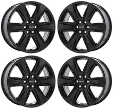 Load image into Gallery viewer, 20&quot; GMC Acadia Gloss Black wheels rims Factory Original OEM set 5799
