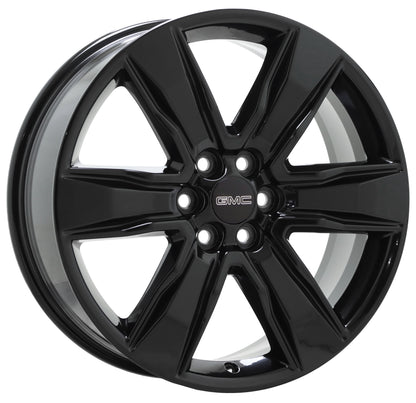 20" GMC Acadia Gloss Black wheels rims Factory Original OEM set 5799