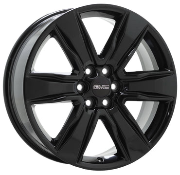 20" GMC Acadia Gloss Black wheels rims Factory Original OEM set 5799