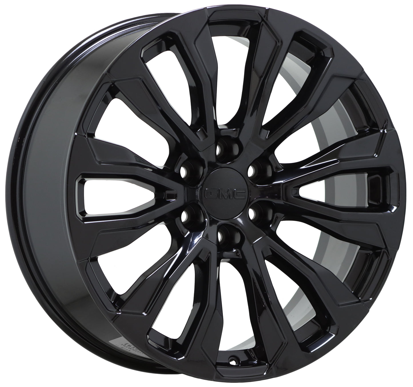 22" GMC Yukon Denali Gloss Black wheels rims Factory OEM set 14025 EXCHANGE