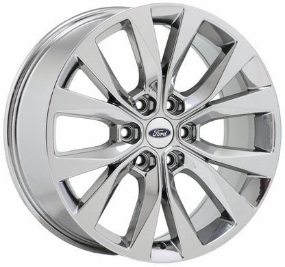 20" Ford F150 Truck Bright Chrome wheels rims Factory OEM set 10003 EXCHANGE