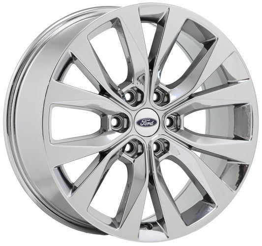 20" Ford F150 Truck Bright Chrome wheel rim Factory OEM single 10003