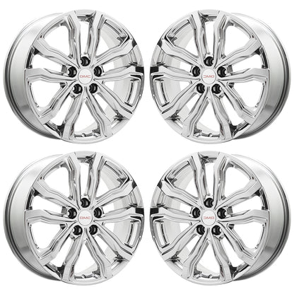 19" GMC Terrain Chevy Equinox Bright Chrome wheels rims Factory OEM set 5836