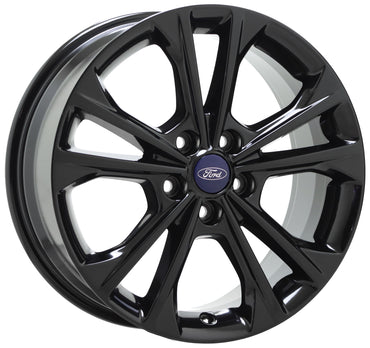 17" Ford Escape Gloss Black wheels rims Factory OEM Original set 10108