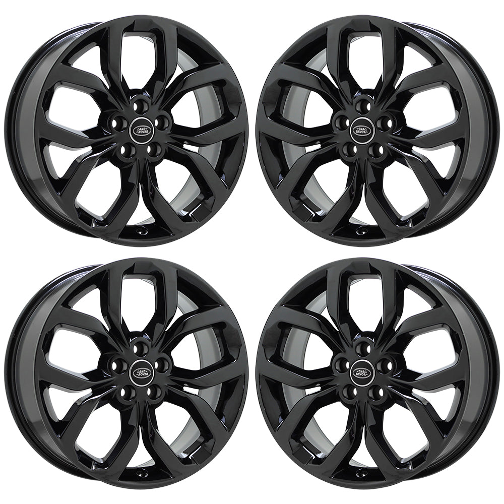 19" Land Rover Discovery Sport Black Chrome wheels rims OEM set 4 72262 EXCHANGE