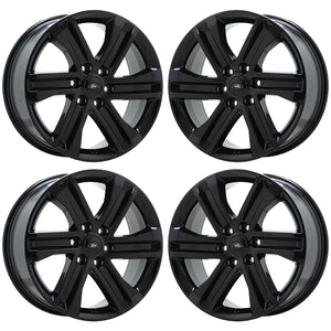 20" Ford F150 Truck Gloss Black wheels rims Factory OEM set 4 10344 EXCHANGE