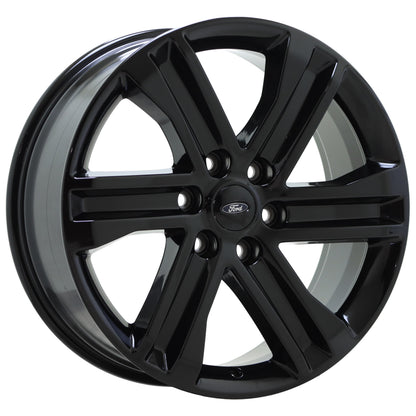 20" Ford F150 Truck Gloss Black wheels rims Factory OEM set 4 10344