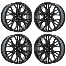 Load image into Gallery viewer, 21&quot; Chevrolet Blazer Gloss Black wheels rims Factory OEM set 14085 EXCHANGE
