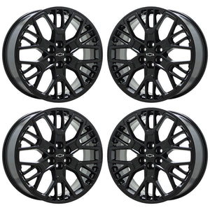 21" Chevrolet Blazer Gloss Black wheels rims Factory OEM set 14085