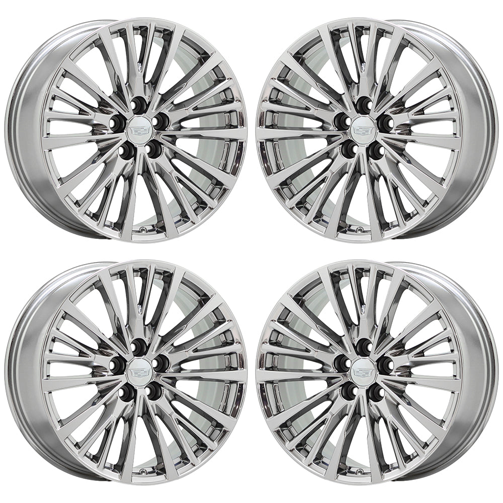 20" Cadillac CT6 Bright Chrome wheels rims Factory OEM GM set 4830 EXCHANGE