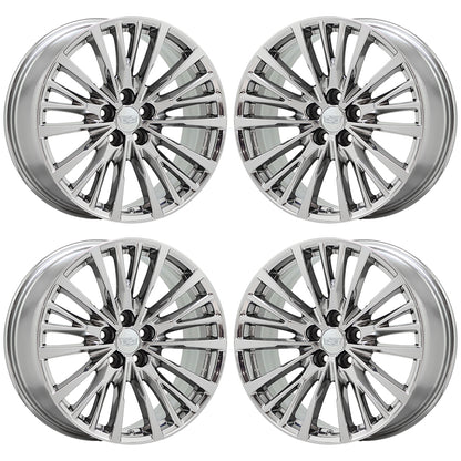 20" Cadillac CT6 Bright Chrome wheels rims Factory OEM GM set 4830 EXCHANGE