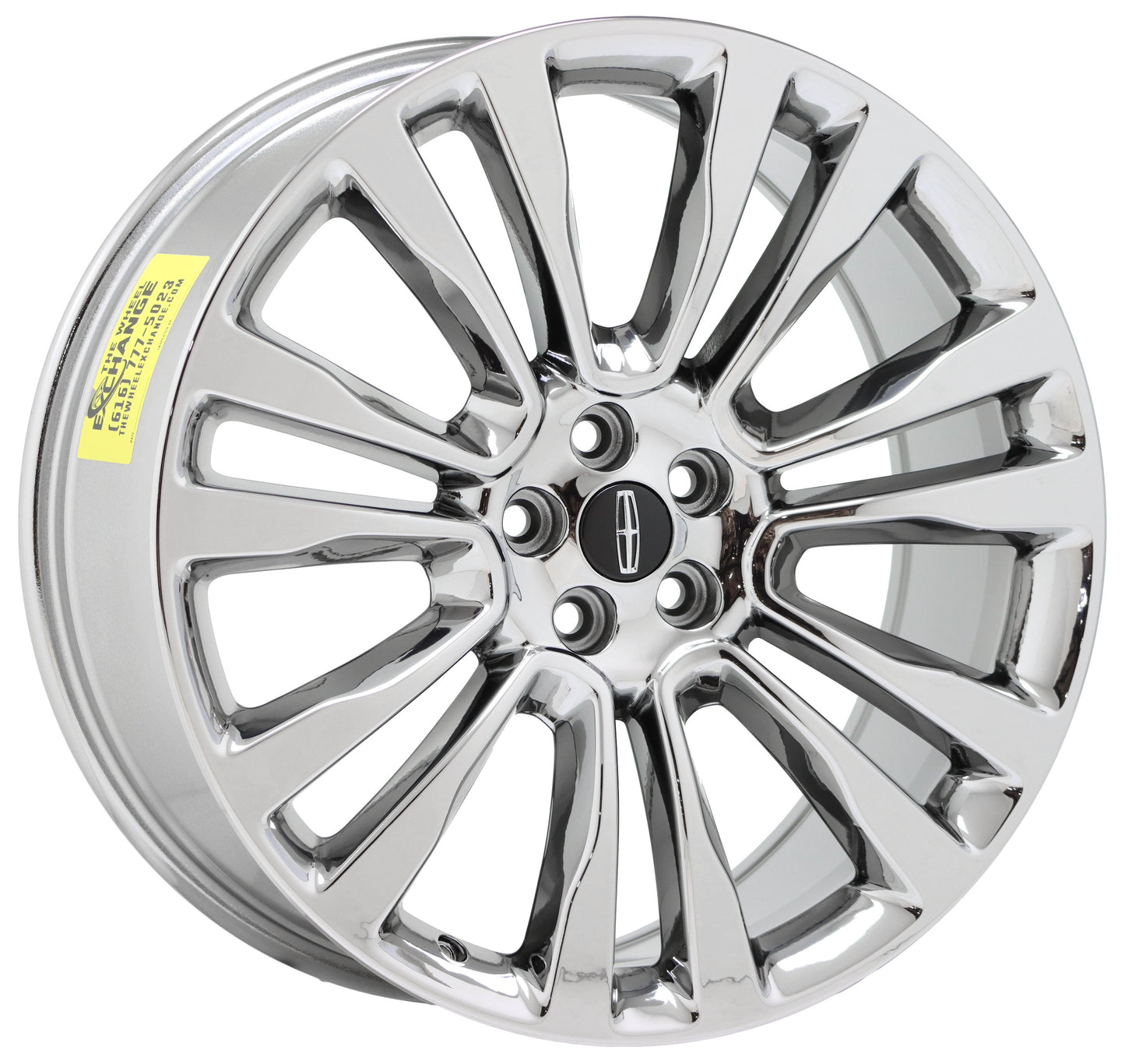 21" Lincoln MKX / Ford Edge Bright Chrome wheels rims Factory set 10077 EXCHANGE