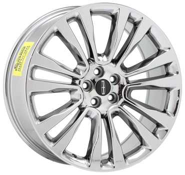 21" Ford Edge Bright Chrome wheels rims Factory OEM 2015-2020 set 10077