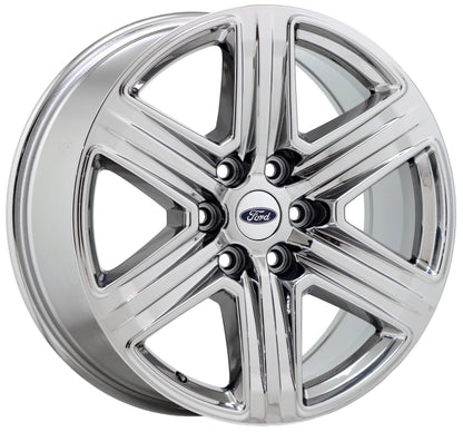 20" Ford F150 Truck Bright Chrome wheels rims Factory OEM set 4 10172 EXCHANGE