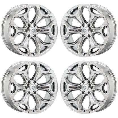 22" Dodge Ram 1500 Truck Bright Chrome wheels rims Factory OEM set 2685 2727