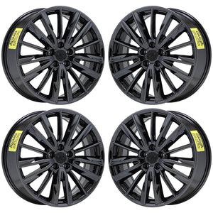 20" Infiniti QX60 PVD Black Chrome wheels rims OEM set 4 73783 -