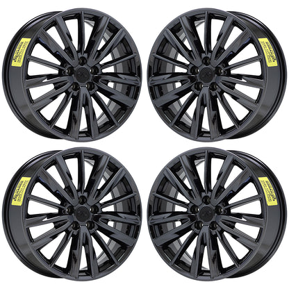 20" Infiniti QX60 Black Chrome wheels rims OEM set 4 73783 -