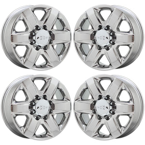 20" Chevrolet Silverado 2500 3500 Bright Chrome wheels rims OEM 5962 EXCHANGE