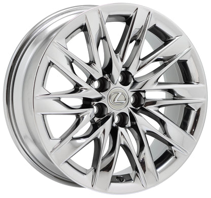 19" Lexus LS500 Bright Chrome wheel rim Factory OEM single 74366