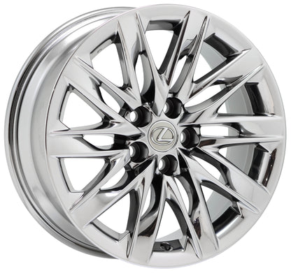 19" Lexus LS500 Bright Chrome wheel rim Factory OEM single 74366