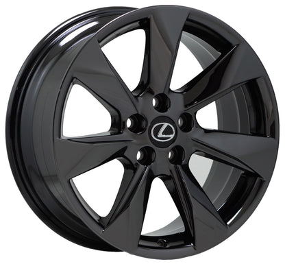 18" Lexus RX350 RX450H Black Chrome wheels rims Factory OEM set 74336 EXCHANGE