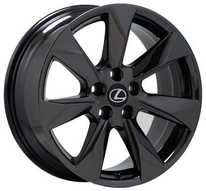 18" Lexus RX350 RX450H Black Chrome wheels rims Factory OEM set 74336 EXCHANGE