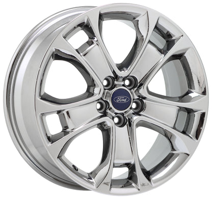 18" Ford Escape Bright Chrome wheels rims Factory OEM set 3946 EXCHANGE