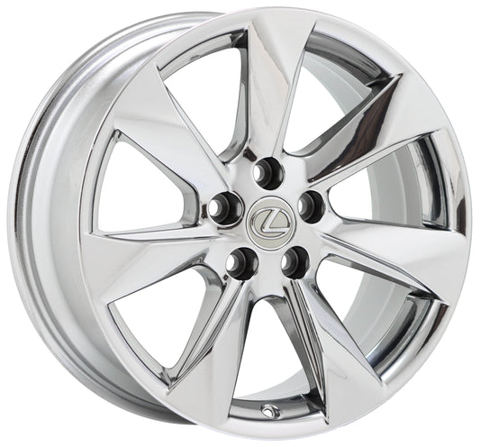 18" Lexus RX350 RX450 Bright Chrome wheel rim Factory OEM 74336