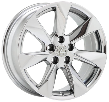 18" Lexus RX350 RX450 Bright Chrome wheel rim Factory OEM 74336