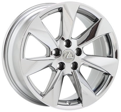 18" Lexus RX350 RX450H Bright Chrome wheels rims Factory OEM set 74336 EXCHANGE